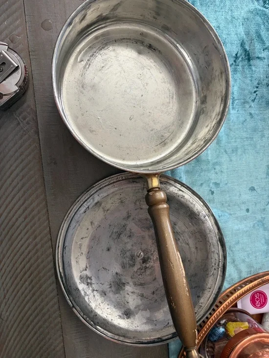 Classic Copper Saucepan with Lid - Copper Finish vintage - Picture 4 of 8